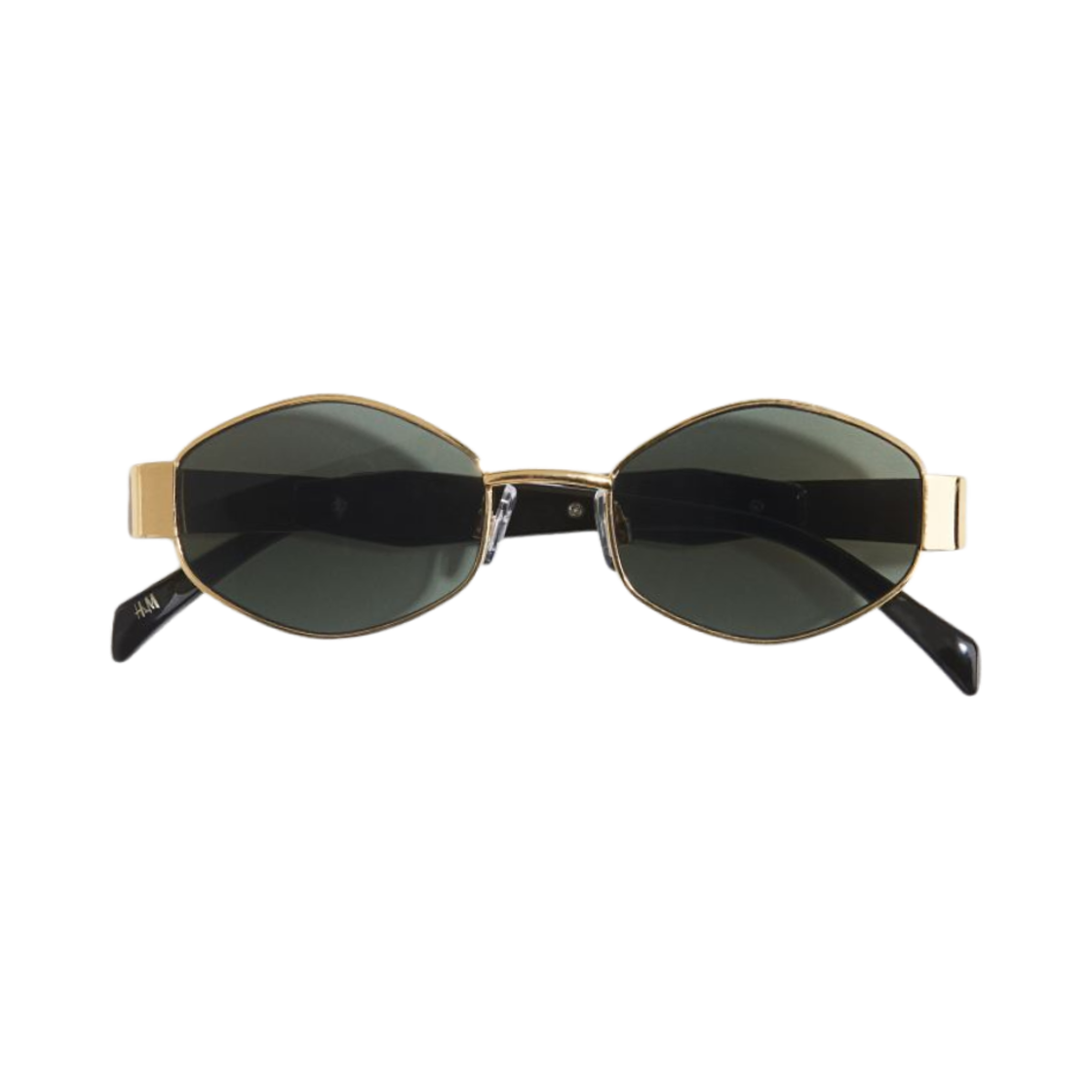 1270167001 H&M Hexagon Sunglasses Gold
