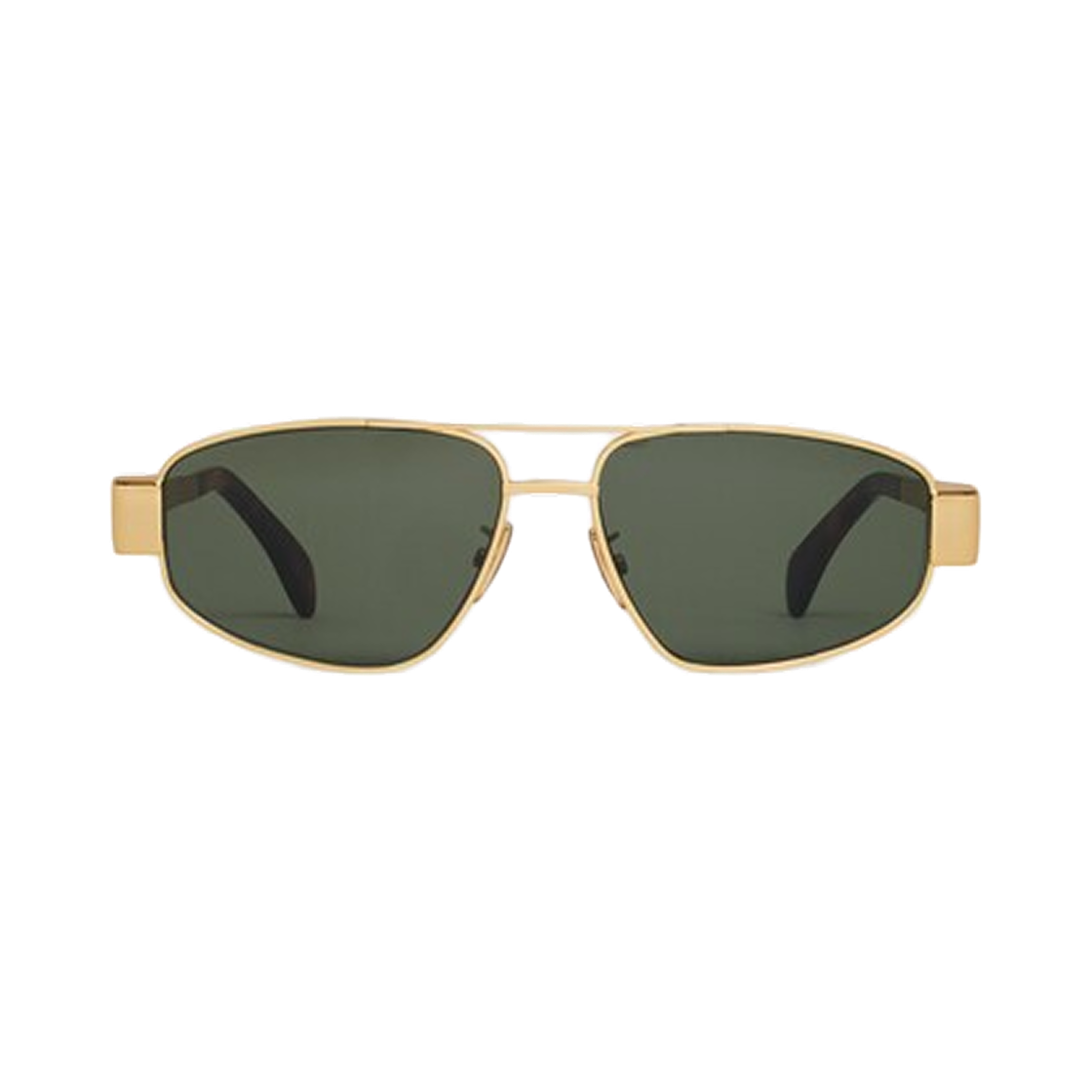4S281CMLB-35SG Celine Triomphe Metal 03 Sunglasses Gold Green