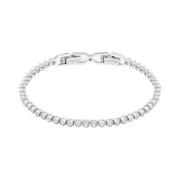 (W) Swarovski Emily Bracelet White Rhodium Plated