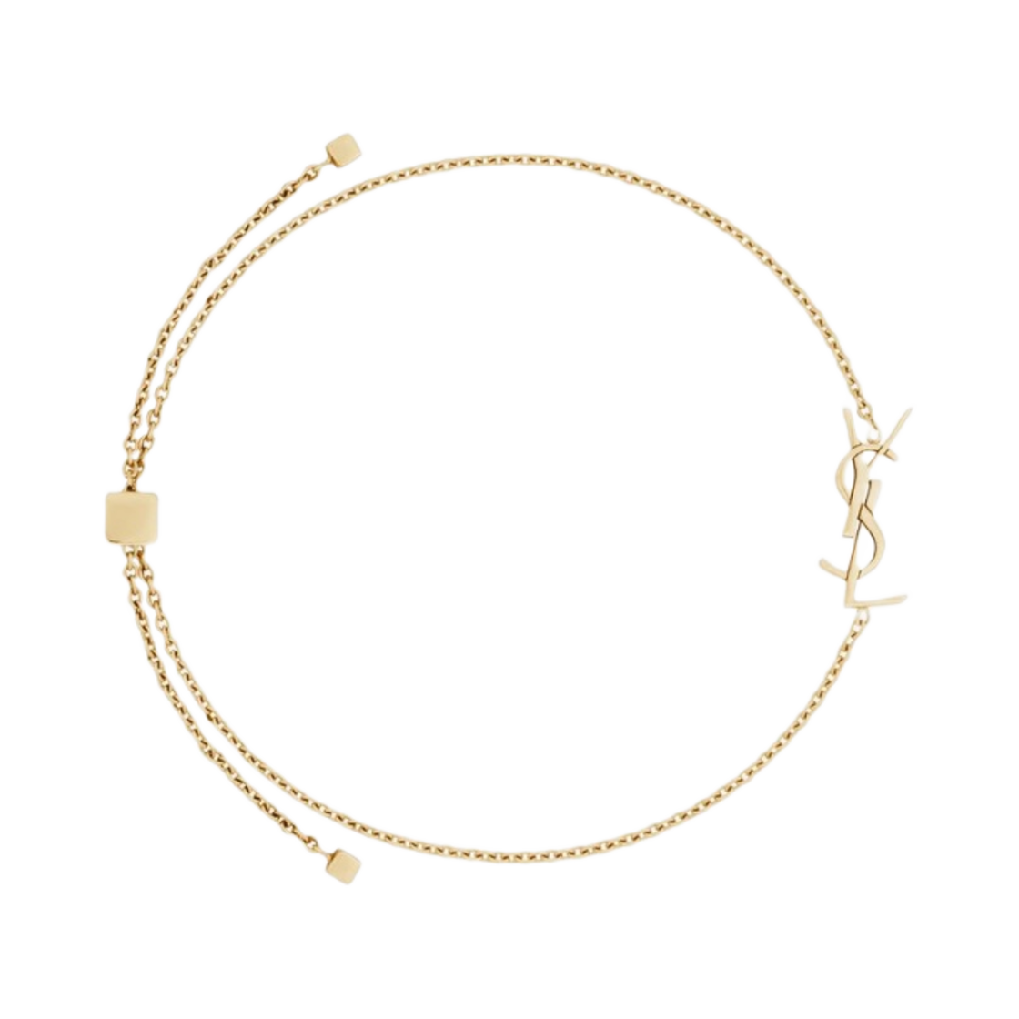 생로랑 카산드라 참 브레이슬릿 18K 옐로우 골드(Saint Laurent Cassandre Charm Bracelet in 18K Yellow Gold) - 1
