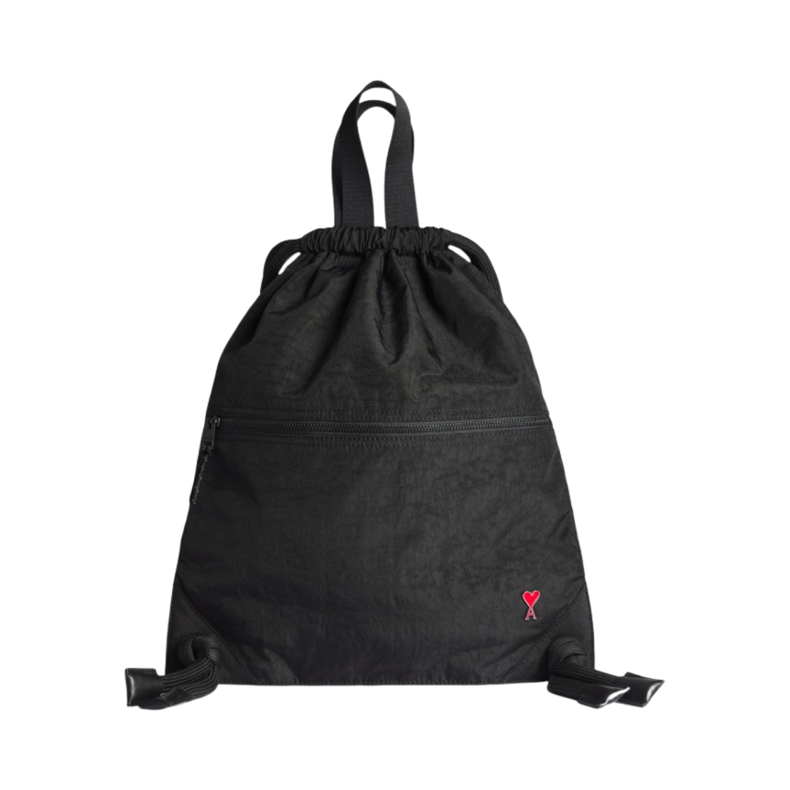아미 하트 로고 리벳 스윔백 블랙(AMI de Coeur Rivet Swim Bag Black) - 1