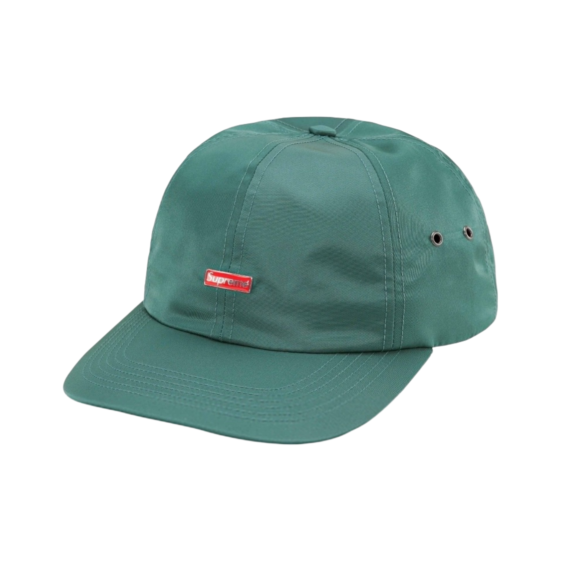 슈프림 에나멜 로고 6-패널 워크 틸 - 23FW(Supreme Enamel Logo 6-Panel Work Teal - 23FW) - 1