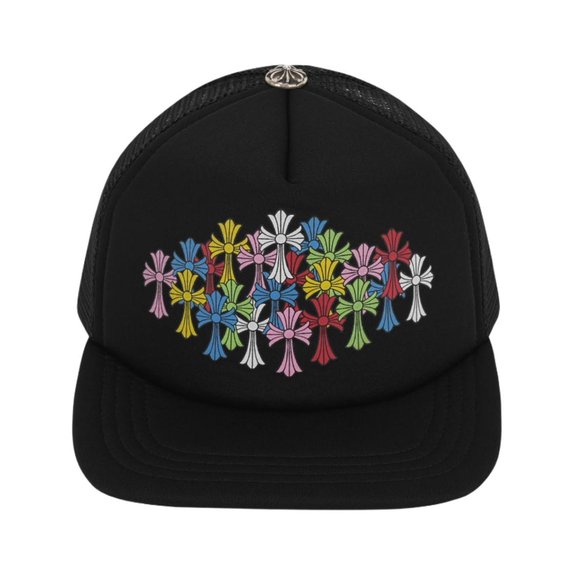 크롬하츠 멀티 크로스 메쉬 트러커햇 블랙(Chrome Hearts Multi Color Cross Mesh Trucker Hat Black) - 2
