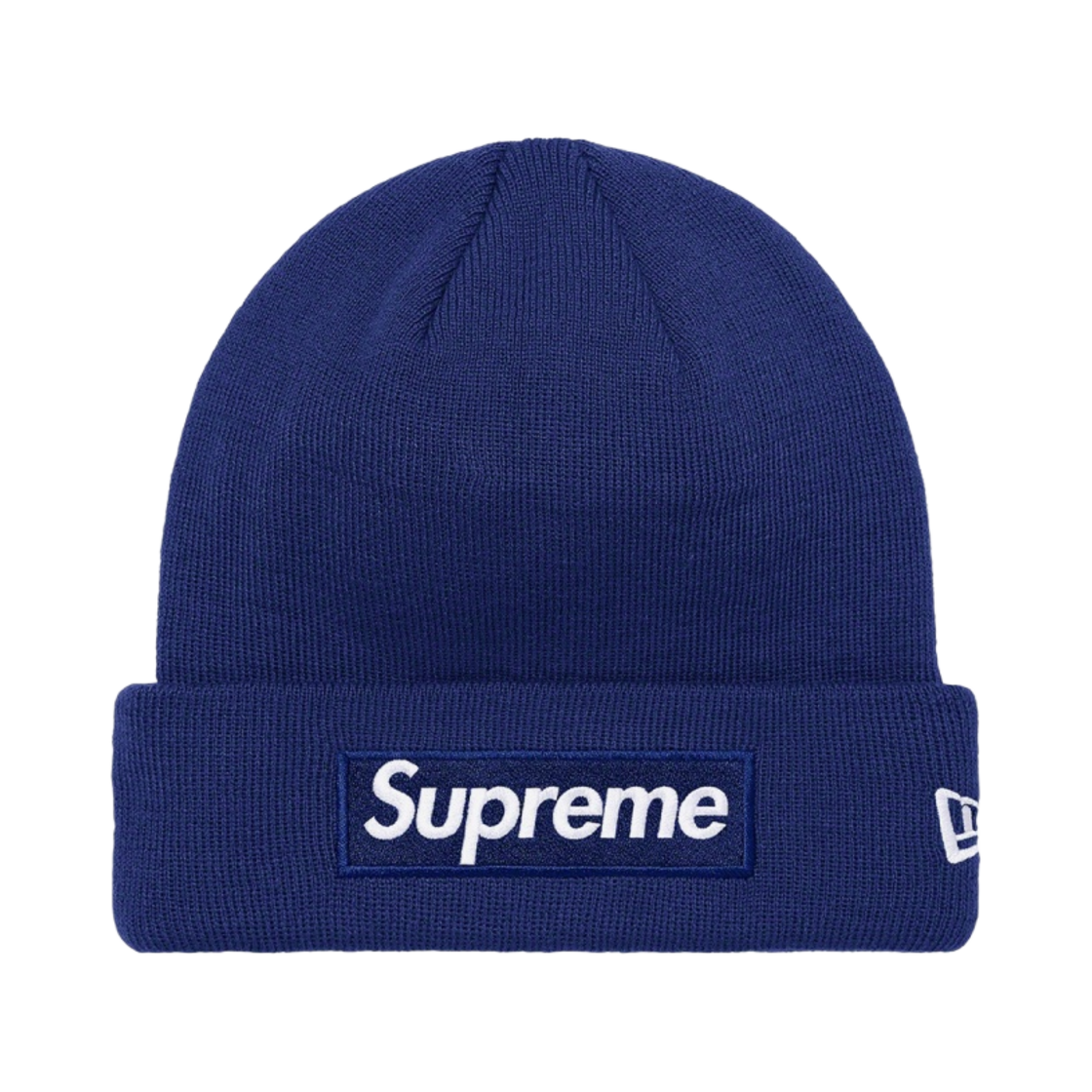 슈프림 뉴에라 박스로고 비니 워시드 네이비 - 21FW