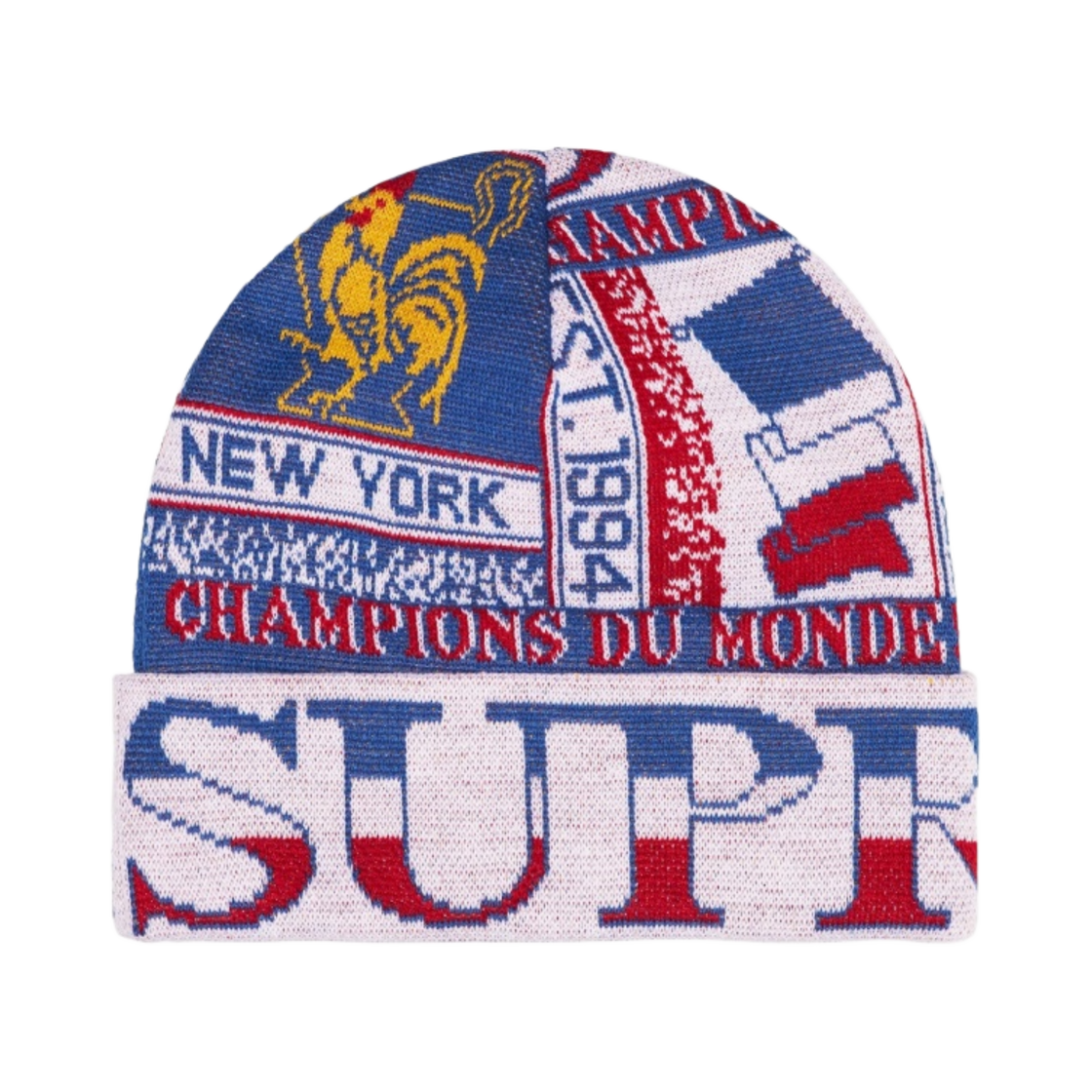 슈프림 스카프 비니 화이트 - 23SS(Supreme Scarf Beanie White - 23SS) - 1