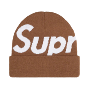 Supreme Big Logo Beanie Brown - 22FW