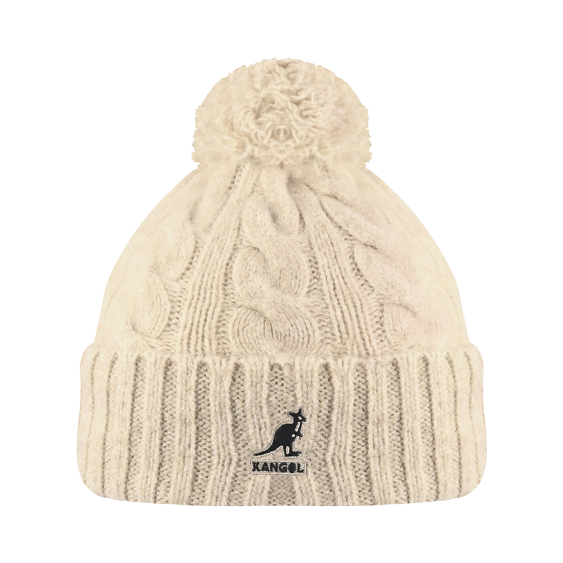 K4460SM Kangol Pompom Beanie Beige