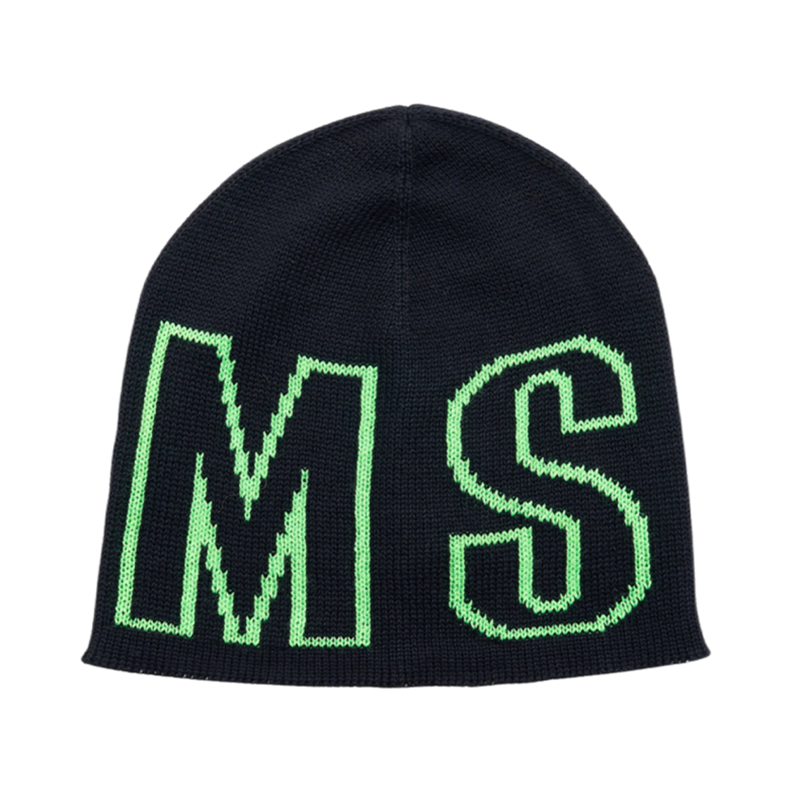 3340ML05-227560-99A MSGM Logo Beanie Black