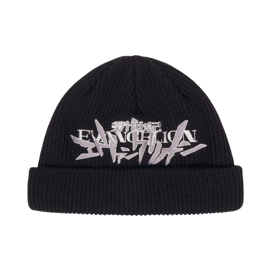 마하그리드 x 에반게리온 에바 로고 비니 블랙(Mahagrid x Evangelion Eva Logo Beanie Black)