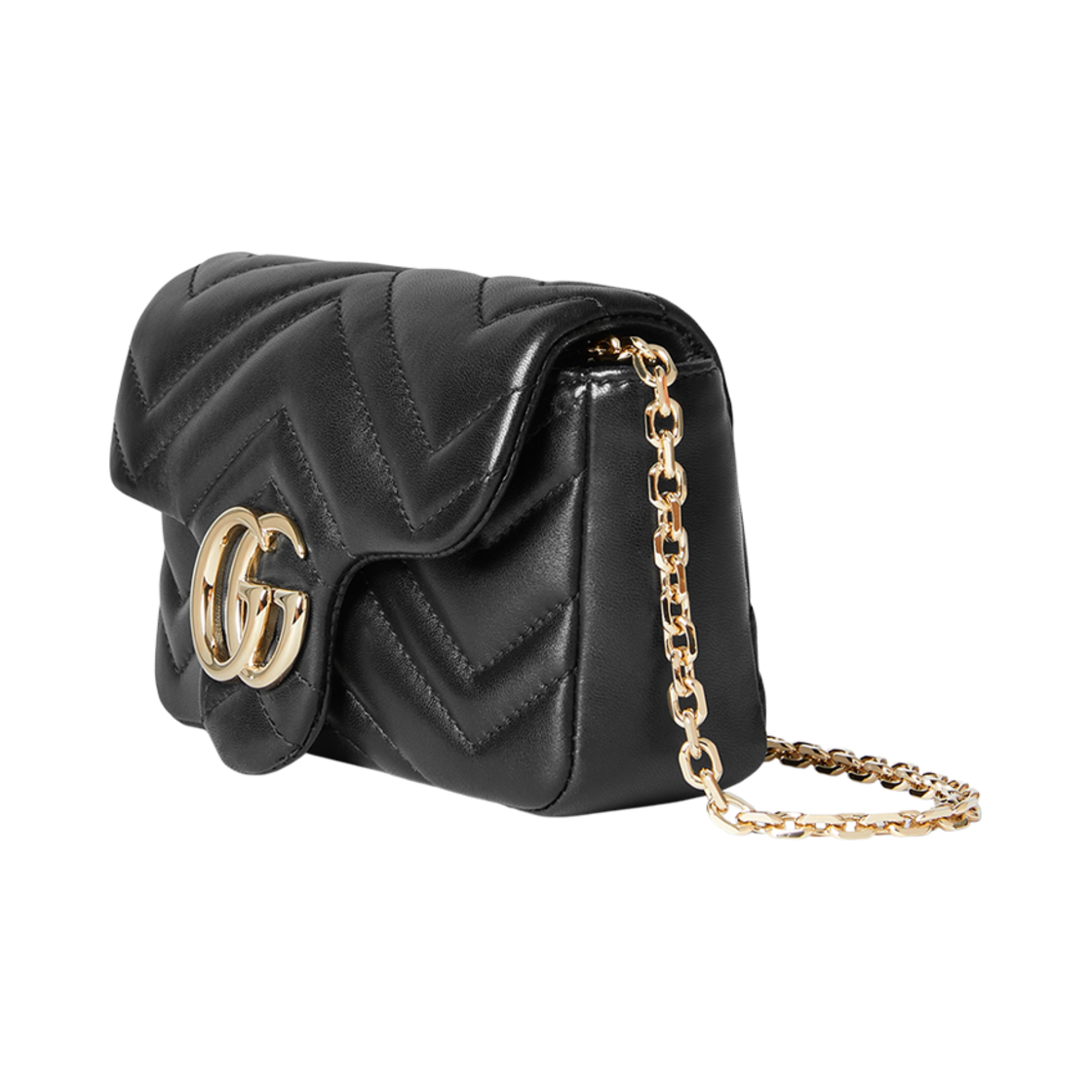 구찌 GG 마몽 미니 숄더백 블랙(Gucci GG Marmont Mini Shoulder Bag Black) - 2