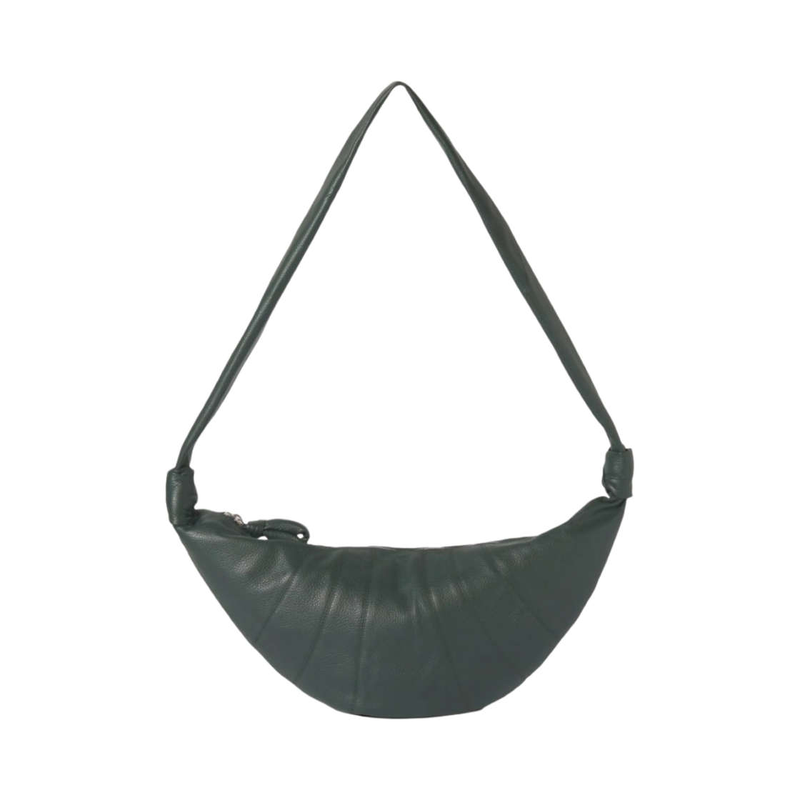 르메르 라지 크루아상 백 소프트 그레인드 레더 미드나잇 그린(Lemaire Large Croissant Bag Soft Grained Leather Midnight Green) - 1