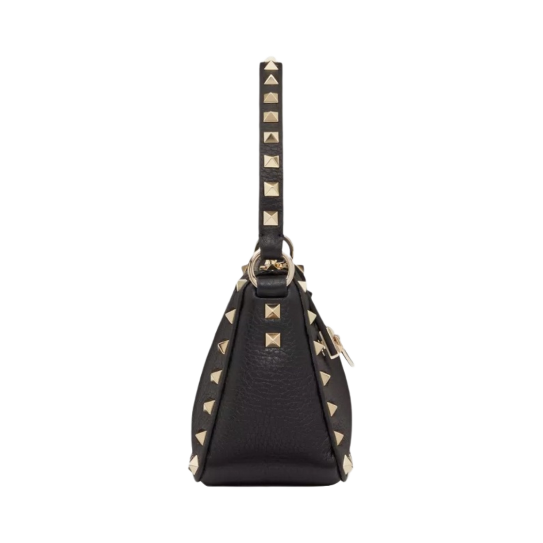 발렌티노 락스터드 그레이니 카프스킨 스몰 크로스바디백 블랙(Valentino Rockstud Grainy Calfskin Small Crossbody Bag Black) - 3
