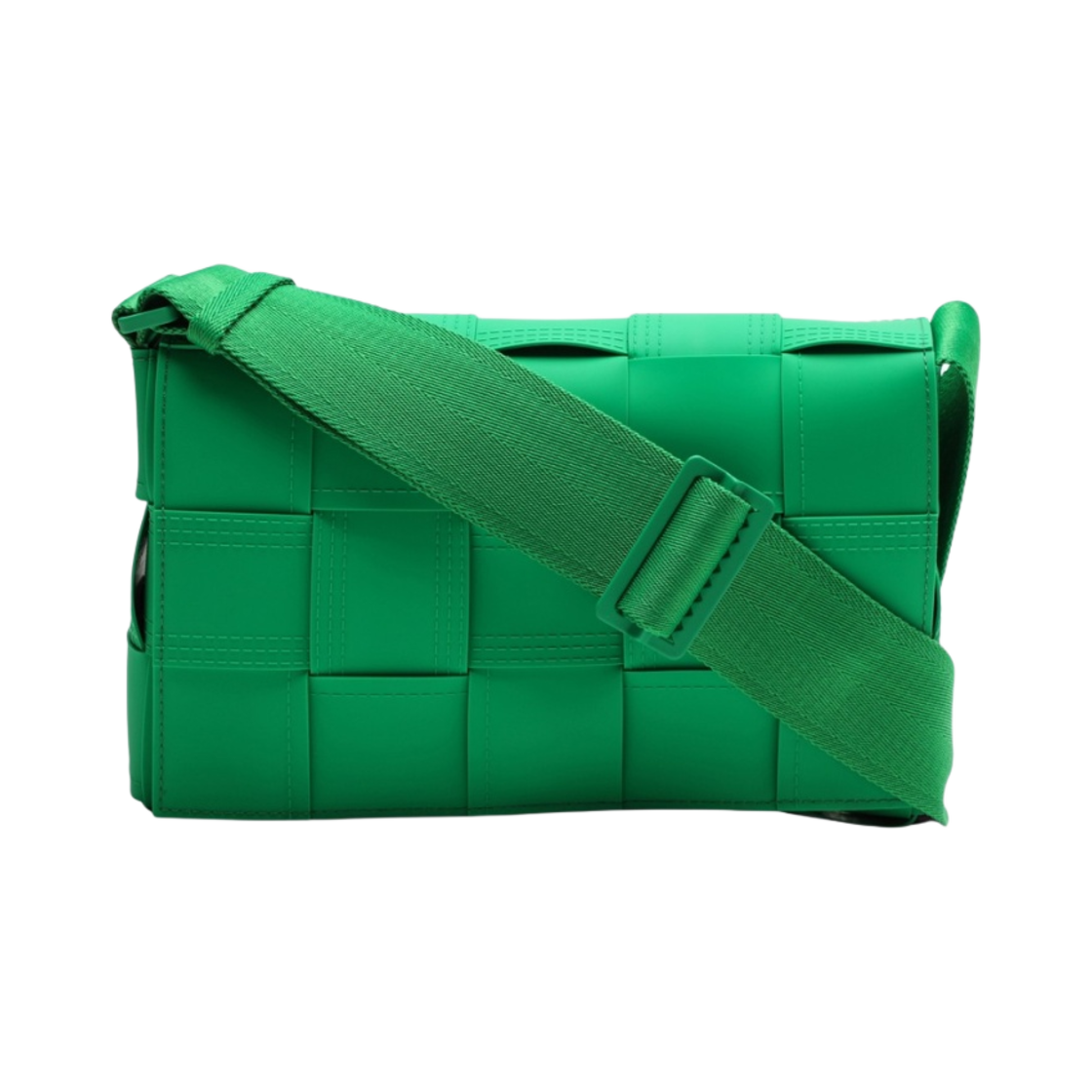 701836V1ZQ13726 Bottega Veneta Rubber Cassette Grass