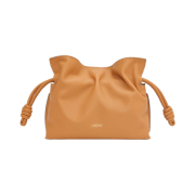 Loewe Mini Flamenco Clutch In Nappa Calfskin Warm Desert