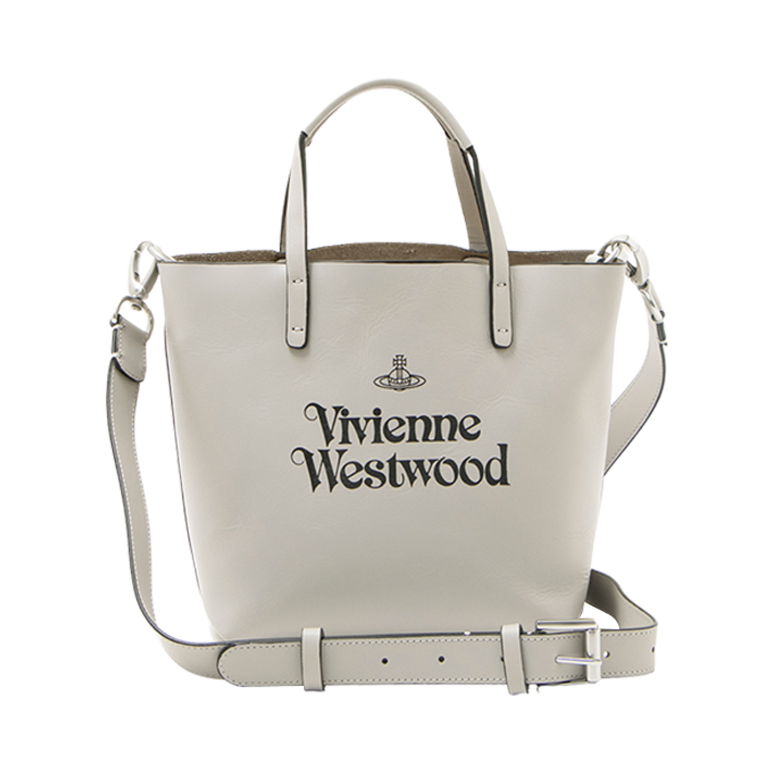 비비안 웨스트우드 스튜디오 쇼퍼 토트백 그레이지(Vivienne Westwood Studio Shopper Tote Bag Greige) - 1