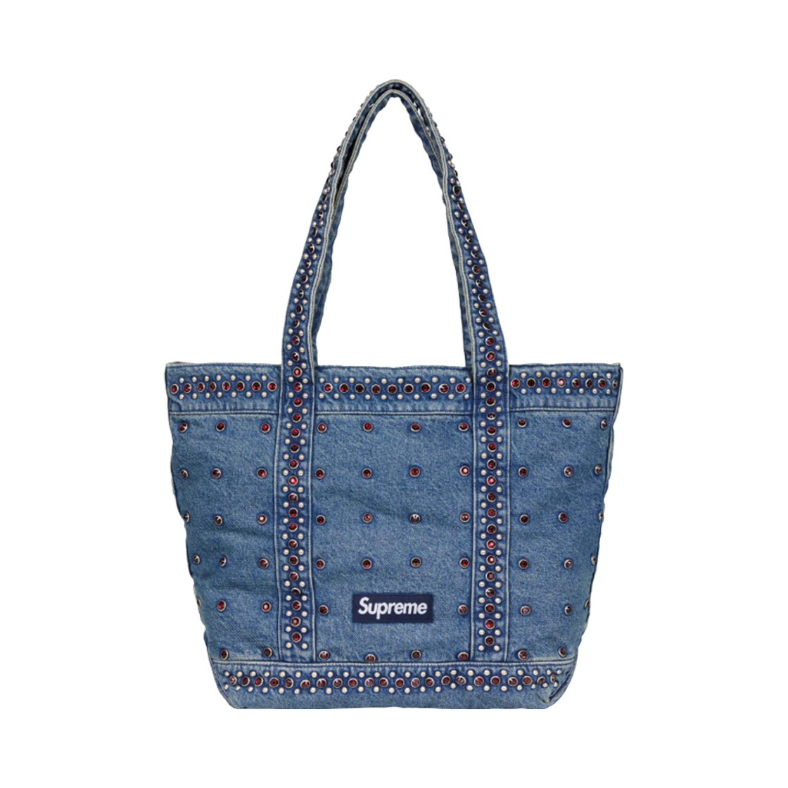 - Supreme x B.B. Simon Denim Tote Bag Washed Indigo - 25SS