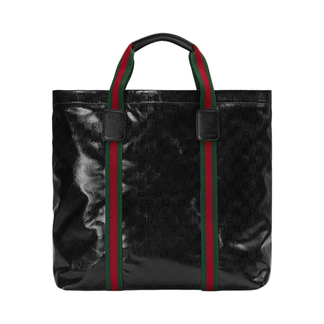 구찌 GG 크리스탈 미디움 토트백 블랙 GG 크리스탈 캔버스(Gucci GG Crystal Medium Tote Bag Black GG Crystal Canvas) - 1