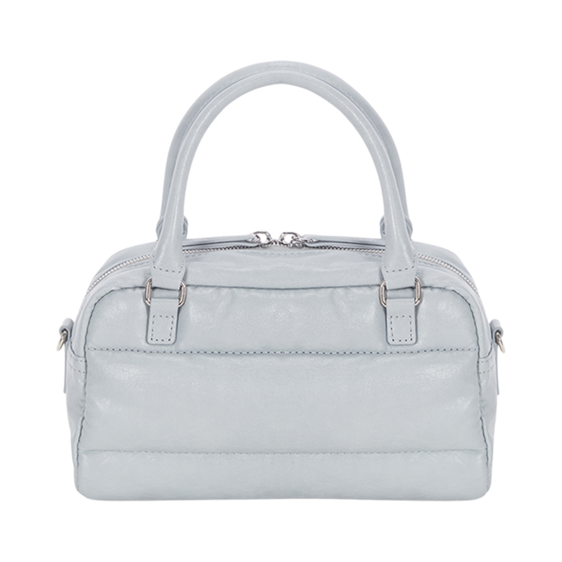 마뗑킴 포우 레더 베이비 스포티 토트백 스카이(Matin Kim Faux Leather Baby Sporty Tote Bag Sky) - 2