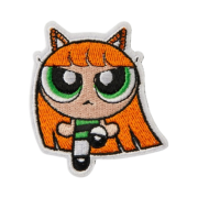 NewJeans x The Powerpuff Girls Coller Wappen Reverse Sticon Haerin