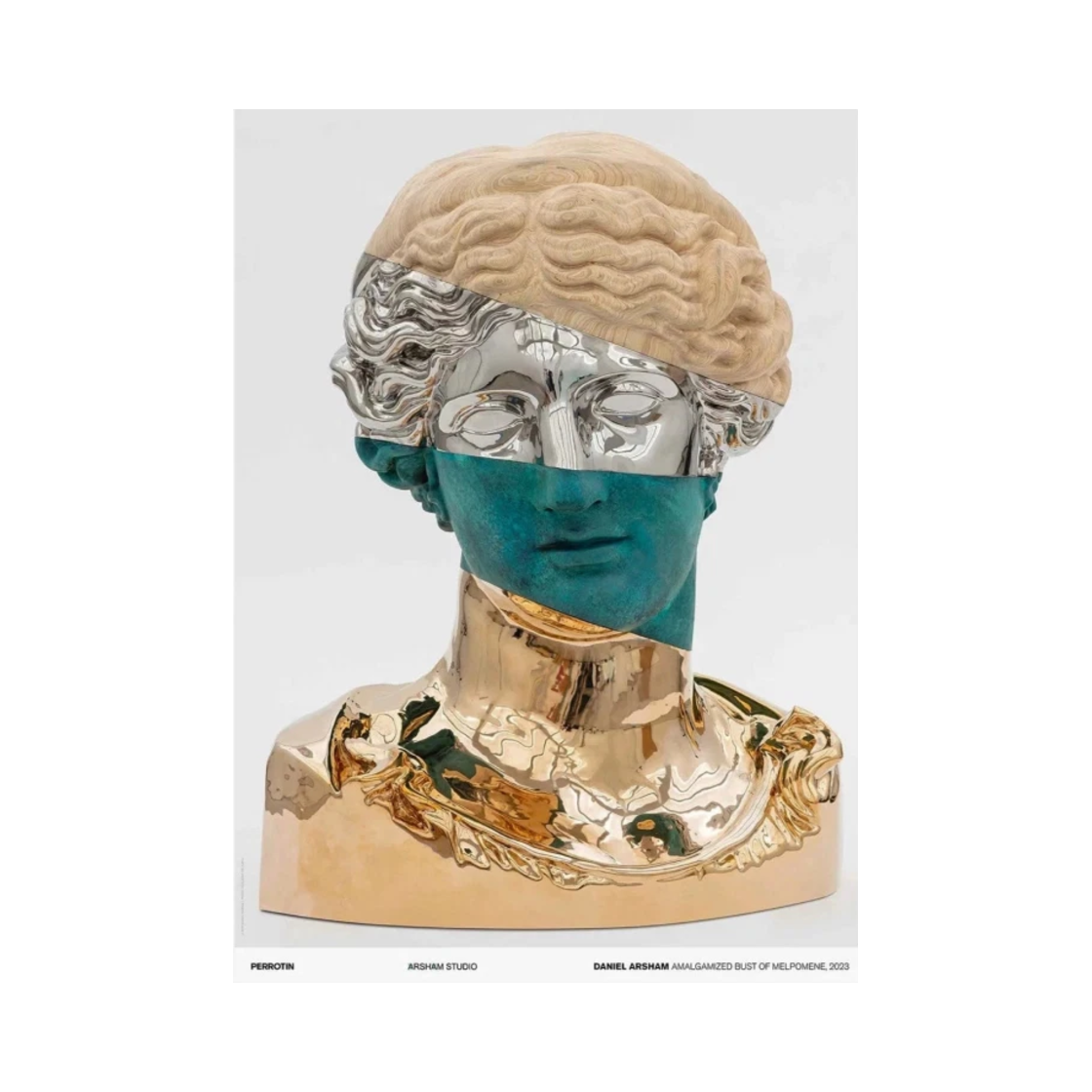 다니엘 아샴 아말가마이즈드 버스트 오브 멜포메네 포스터 2023 150개 한정 (사인 버전)(Daniel Arsham Amalgamized Bust of Melpomene Poster 2023 Edition of 150 (Signed Ver.))