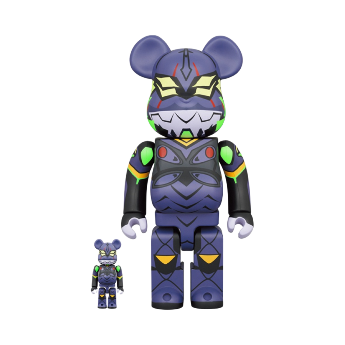 - Bearbrick Evangelion Unit 13 New Paint Ver. 100% & 400% Set