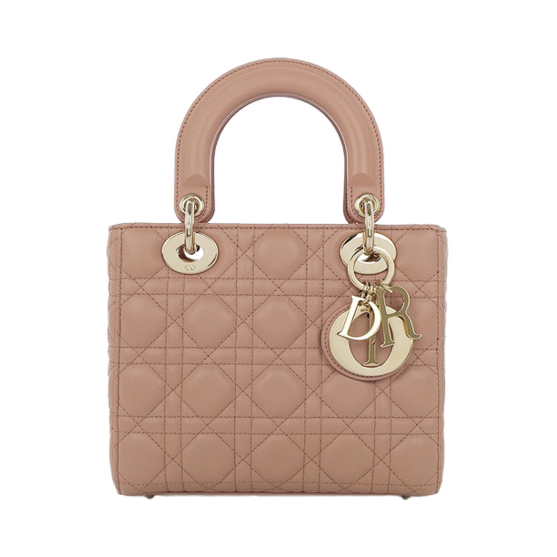 ITM49NVQ7UJU Dior LadyDIOR Small PinkBeige Champagne Gold - 대표 이미지 #1