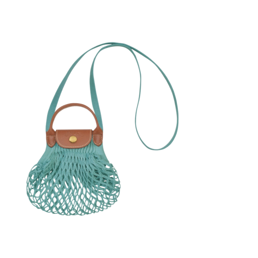 Longchamp Le Pliage Filet Crossbody Bag XS Lagoon