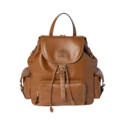 Miu Miu Leather Backpack Cognac