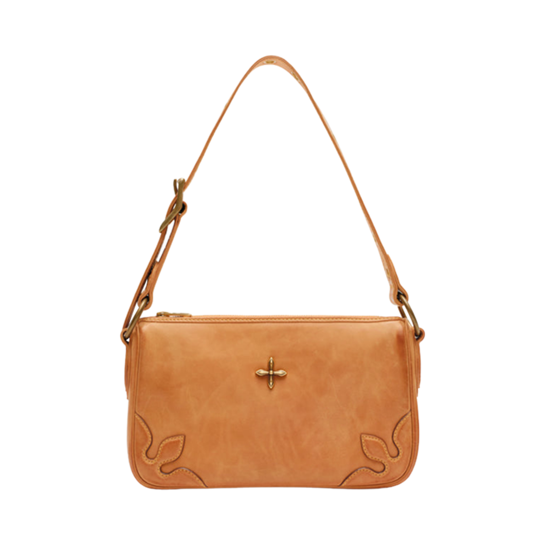 에스엠에프케이 컴퍼스 키티 라떼 숄더백 라떼(SMFK Compass Kitty Latte Shoulder Bag Latte)