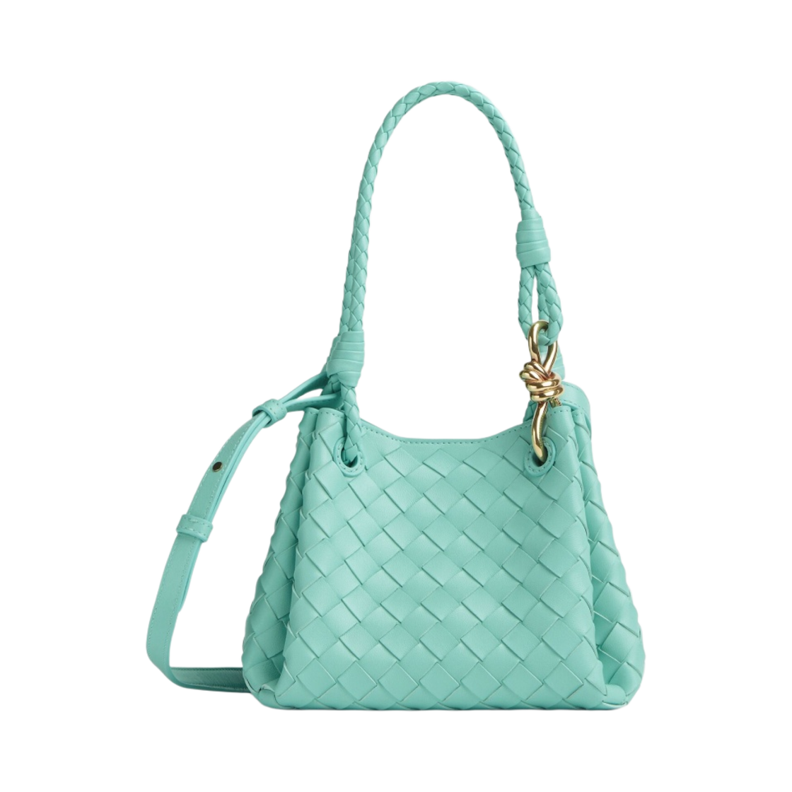 보테가 베네타 스몰 파라슈트 그린 오아시스(Bottega Veneta Small Parachute Green Oasis) - 1