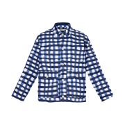 Uniqlo x Marni Oversized Printed Utility Jacket Blue