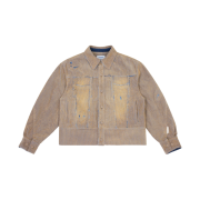 Ader Error Carid Aging Trucker Jacket Beige