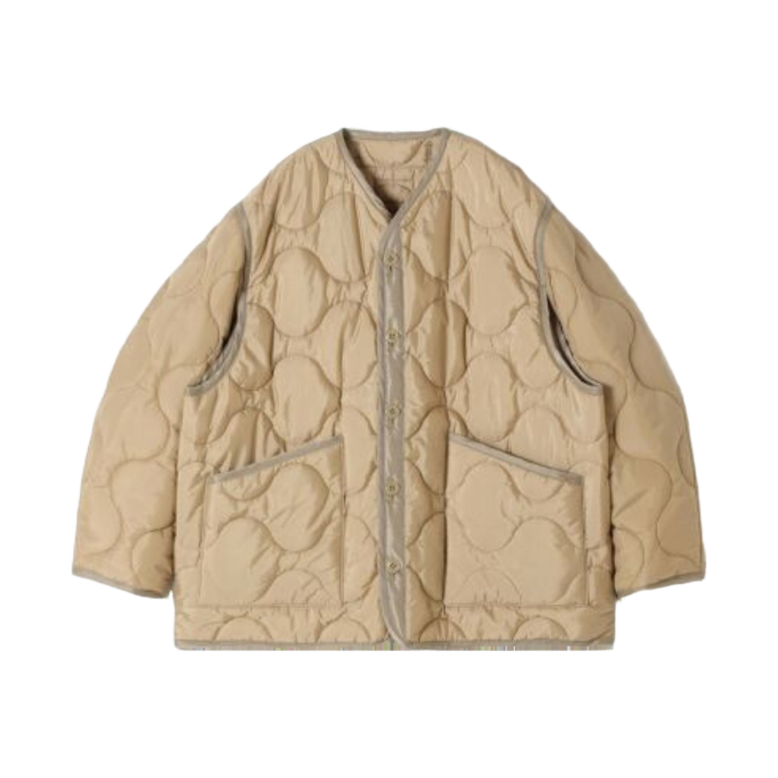 하이크 퀼티드 라이너 자켓 베이지(Hyke Quilted Liner Jacket Beige)