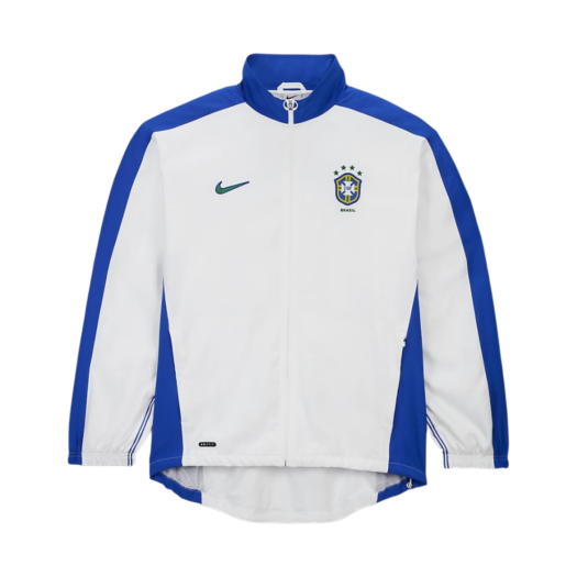 Nike Brazil 1998 Reissue Soccer Replica Track Jacket White (FZ6681-100)