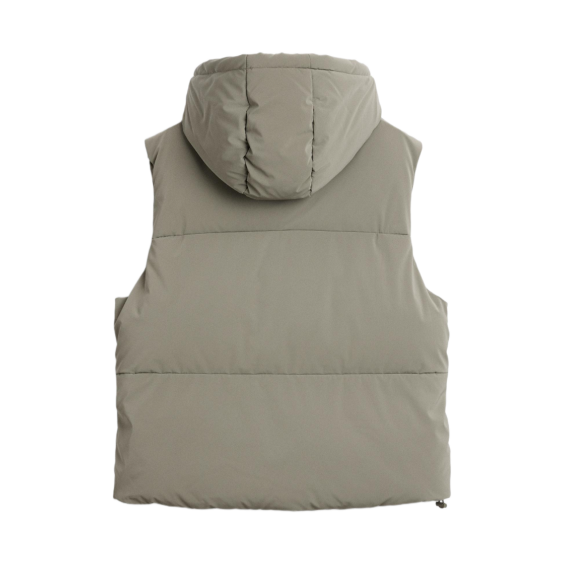 자라 러버라이즈드 패디드 질레 후드 그린(Zara Rubberised Padded Gilet with Hood Green) - 2
