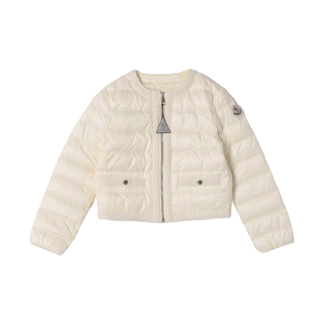 J1-954-1A00044-595FE-038 (Kids) Moncler Dafina Padded Jacket Off White - 24SS
