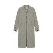 Vacant Archive Unisex Hadid Wrinkle Hook Coat Light Khaki