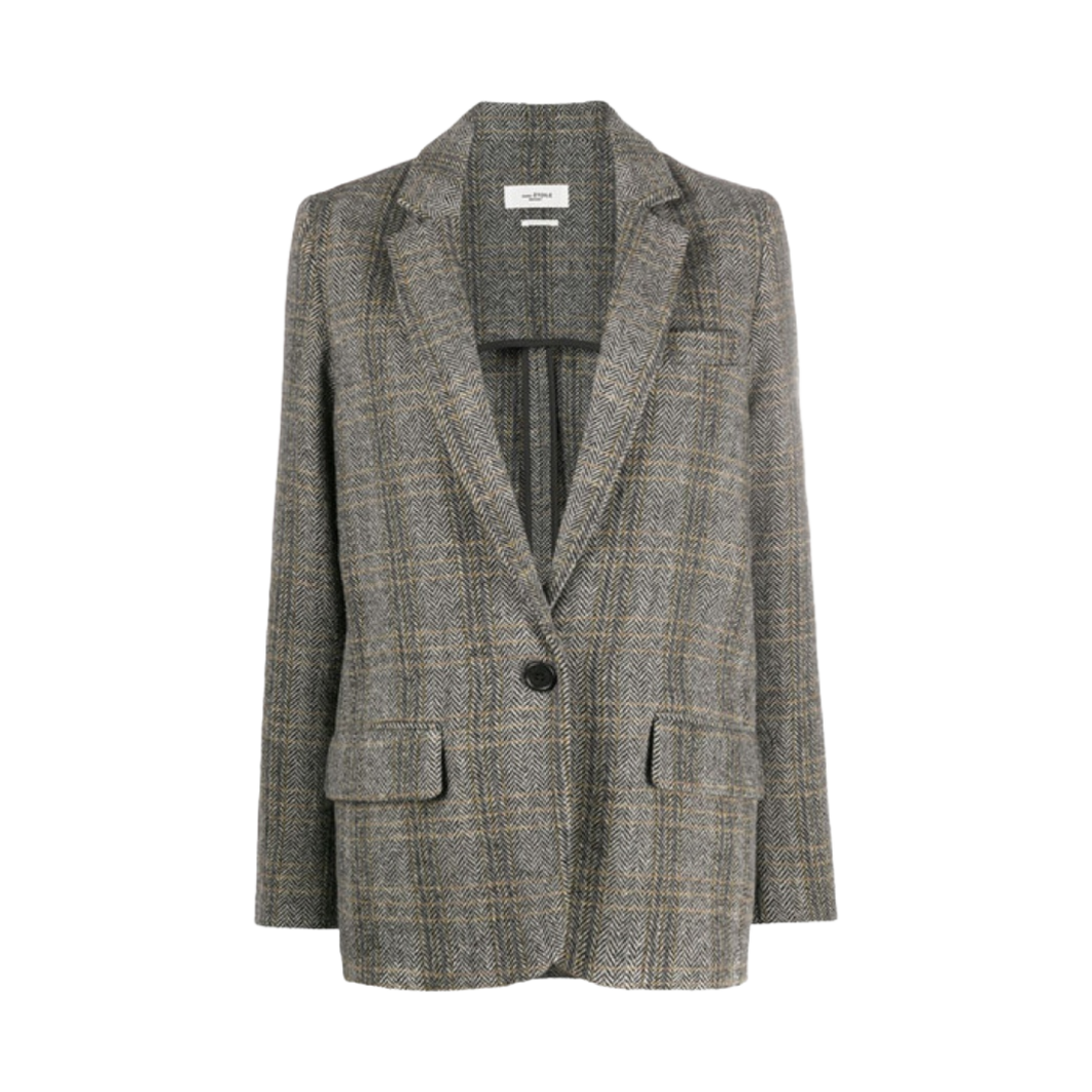 VE0439-00M003E-90BE (W) Isabel Marant Charly Wool Tailored Jacket Beige