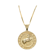Supreme x Jacob & Co. 14K Gold Zodiac Pendant Gold Aries - 24FW