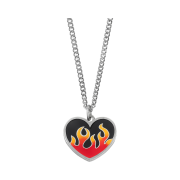 Nonenon Flame Love Necklace Red