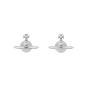 (W) Vivienne Westwood Solid Orb Earrings Silver