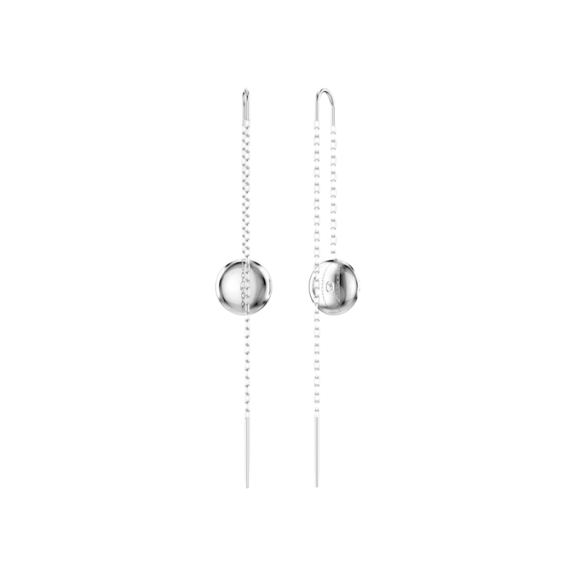 (W) 스와로브스키 서브라이마 드롭 이어링 화이트 로듐 플래팅((W) Swarovski Sublima Drop Earrings White Rhodium Plated) - 2