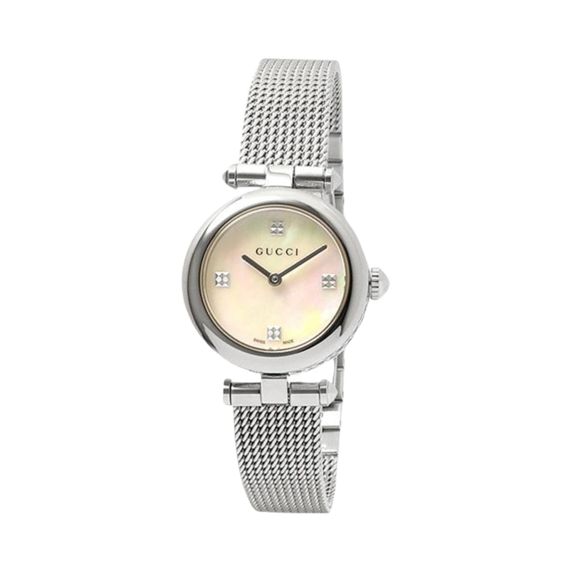 YA141504 (W) Gucci Diamantissima Quartz 27mm Stainless Steel Mother of Pearl