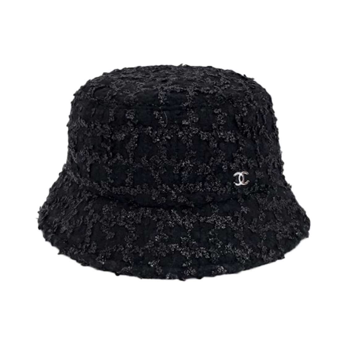 샤넬 메탈 자수 버킷햇 M 블랙(Chanel Metal Embroidery Bucket Hat M Black)