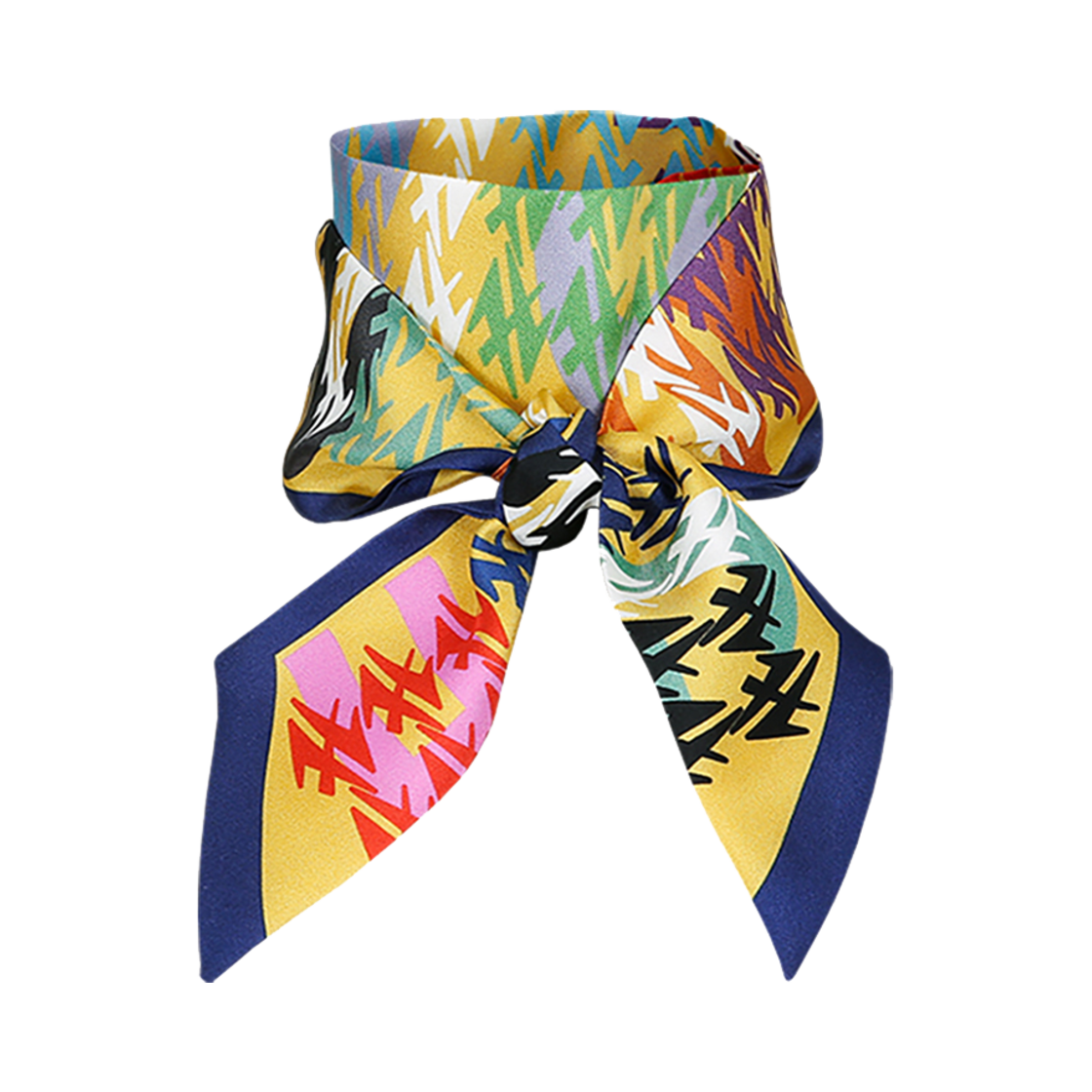 SS24ABR094YW Hongwoosung H Logo Scarf Yellow