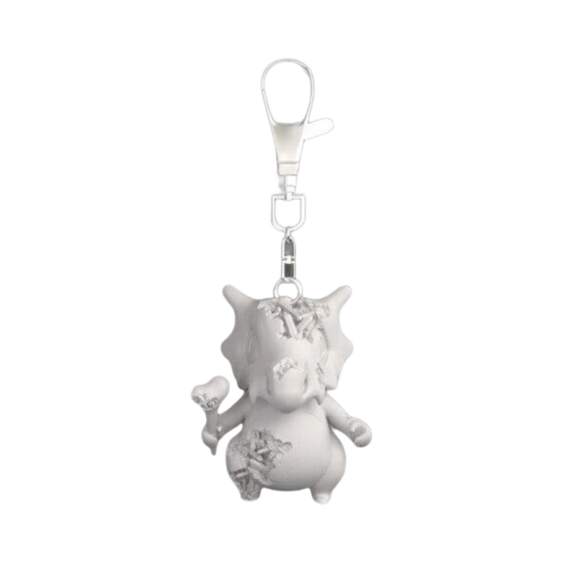 다니엘 아샴 x 포켓몬 x 2G 도쿄 크리스탈라이즈드 탕구리 키체인 화이트(Daniel Arsham x Pokemon x 2G Tokyo Crystalized Cubone Keychain White)