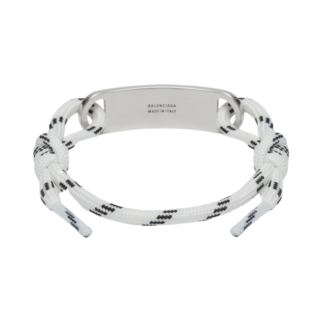 (W) 발렌시아가 플레이트 브레이슬릿 화이트((W) Balenciaga Plate Bracelet White) - 3
