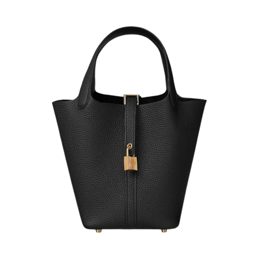 Hermes Picotin Lock 18 Bag Clemence & Gold Noir
