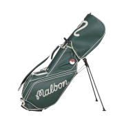 Malbon Golf Solid Point Stand Bag Green