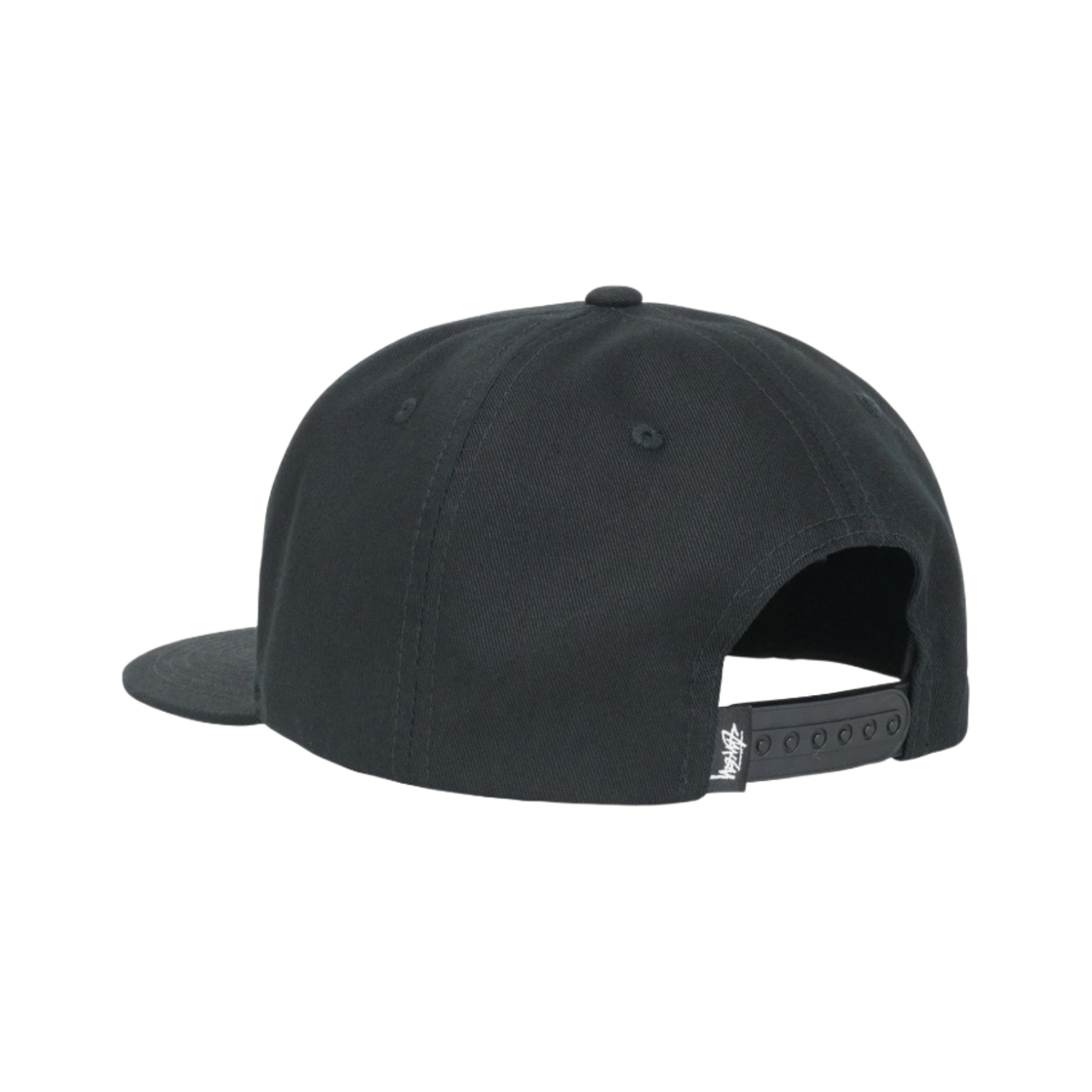 스투시 빅 스탁 포인트 크라운 캡 블랙(Stussy Big Stock Point Crown Cap Black) - 2